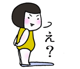 Miss.Leotard,She lives happily! sticker #12651452