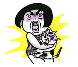 Miss.Leotard,She lives happily! sticker #12651453