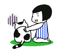 Miss.Leotard,She lives happily! sticker #12651457