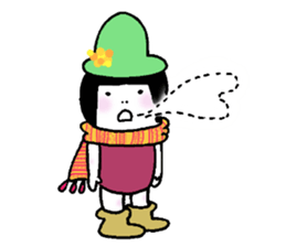 Miss.Leotard,She lives happily! sticker #12651458