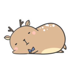 Mr.deer and bear friend sticker #12651771