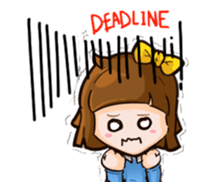 Jamsai working hard sticker #12652095