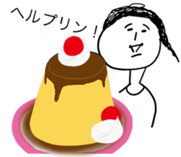 Gluttonous girl Mitsuami-san sticker #12652601