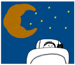 Gluttonous girl Mitsuami-san sticker #12652605