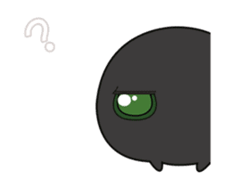 Daily sweet - Monster black & white sticker #12653330