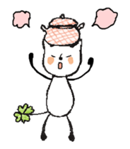 animation! Four Leaf Clover cat sticker #12653388