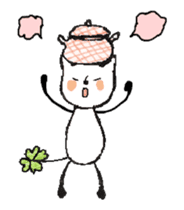 animation! Four Leaf Clover cat sticker #12653388