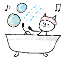 animation! Four Leaf Clover cat sticker #12653390