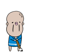 Calligrapher with motion! sticker #12653560