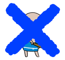 Calligrapher with motion! sticker #12653565