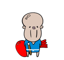 Calligrapher with motion! sticker #12653568