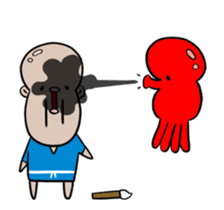 Calligrapher with motion! sticker #12653572