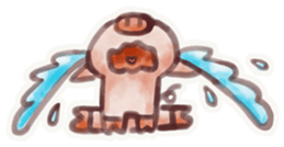 Pink pig's daily sticker #12654061