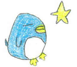 Loose weary penguin sticker #12654415