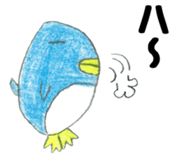 Loose weary penguin sticker #12654426