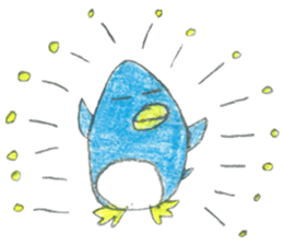 Loose weary penguin sticker #12654428