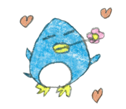 Loose weary penguin sticker #12654445