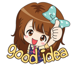 Fried rice (cute office Girl) sticker #12654818