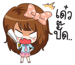 Fried rice (cute office Girl) sticker #12654819