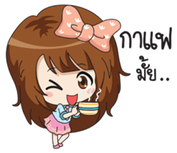 Fried rice (cute office Girl) sticker #12654823