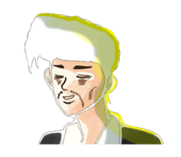 Quiff hairstyle (2) sticker #12655603