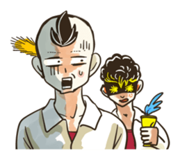 Quiff hairstyle (2) sticker #12655614