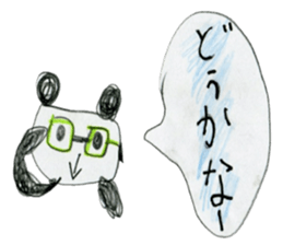 Panda stickers made by girl 7years old sticker #12655666