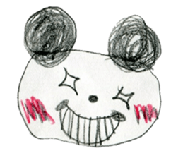 Panda stickers made by girl 7years old sticker #12655675