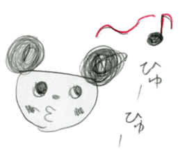 Panda stickers made by girl 7years old sticker #12655689