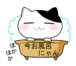 Nyanchi of black-and-white cat3 sticker #12656514