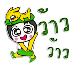 Hello! my name is Kenny.^__^ sticker #12657311