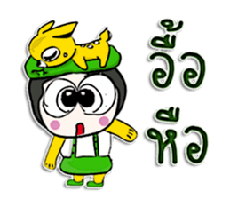 Hello! my name is Kenny.^__^ sticker #12657312