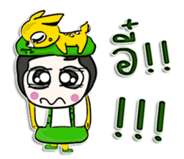 Hello! my name is Kenny.^__^ sticker #12657316