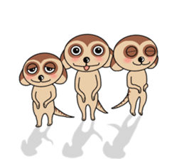 Meerkats,What cat ? sticker #12657358