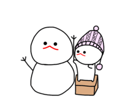 mizime-chan winter sticker #12657648