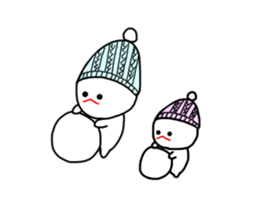 mizime-chan winter sticker #12657652