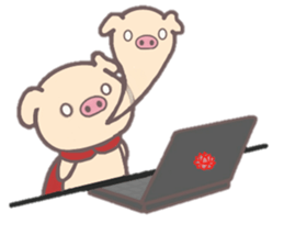 Anyway No.1 favorite pig. sticker #12657955