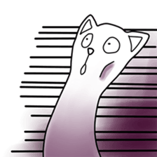 Skinny Cat sticker #12658090