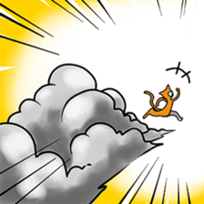 Skinny Cat sticker #12658091