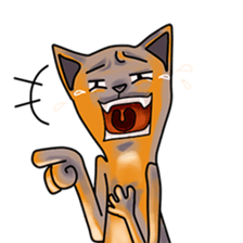 Skinny Cat sticker #12658098