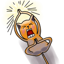 Skinny Cat sticker #12658100