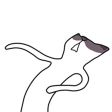 Skinny Cat sticker #12658105