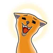 Skinny Cat sticker #12658108
