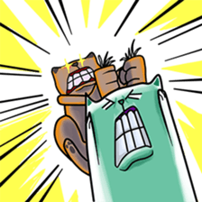 Skinny Cat sticker #12658109