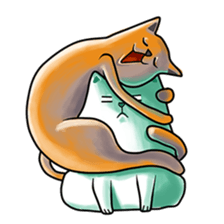 Skinny Cat sticker #12658111