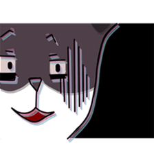 Skinny Cat sticker #12658112