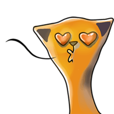 Skinny Cat sticker #12658116