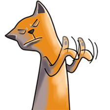 Skinny Cat sticker #12658117