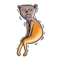 Skinny Cat sticker #12658119