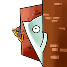 Skinny Cat sticker #12658121